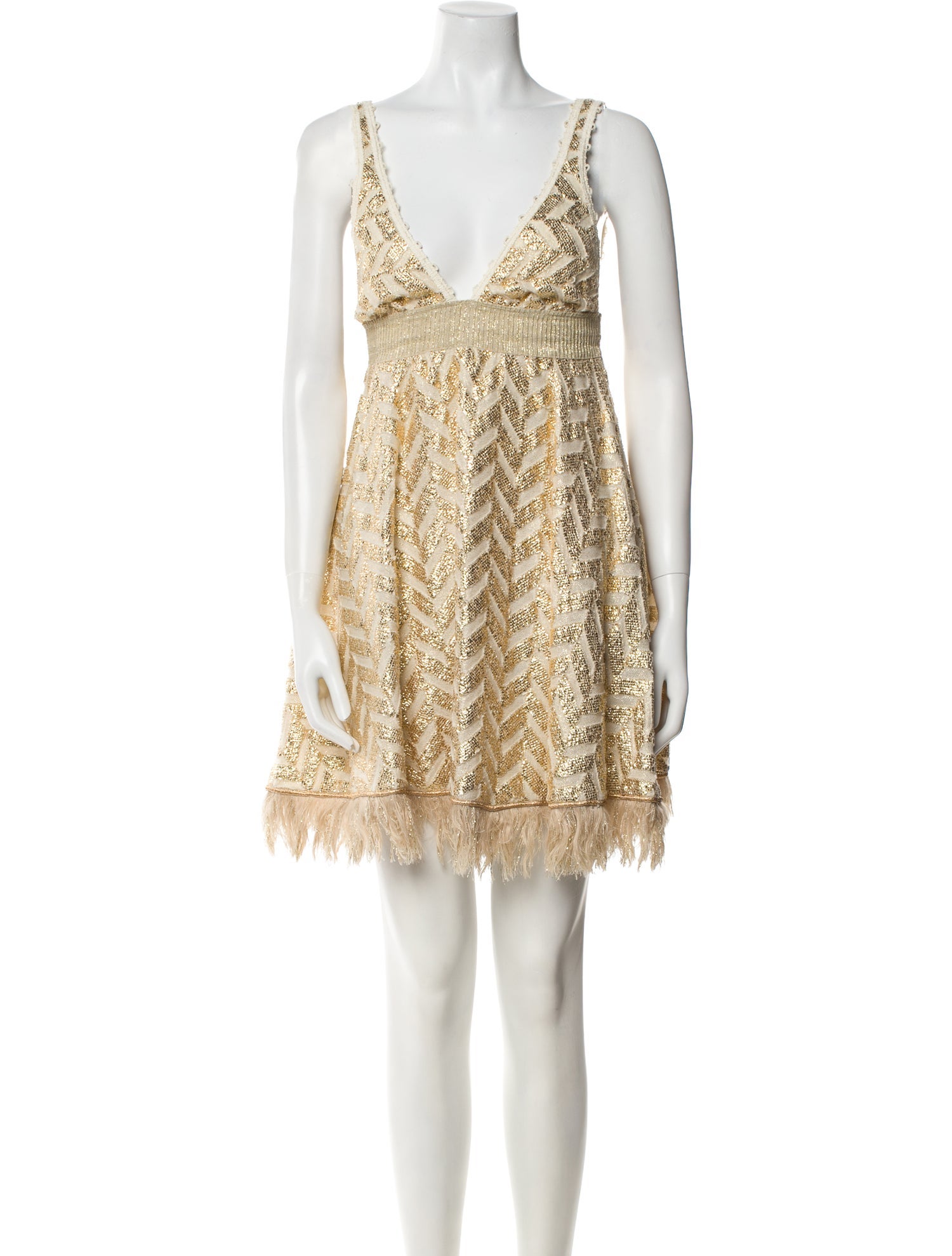 Chio Striped Mini Dress