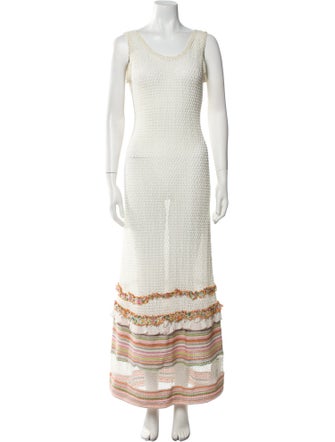 Chio Printed Long Dress