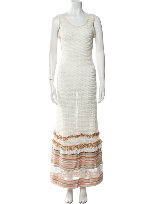 Chio Printed Long Dress