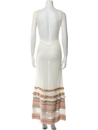 Chio Printed Long Dress