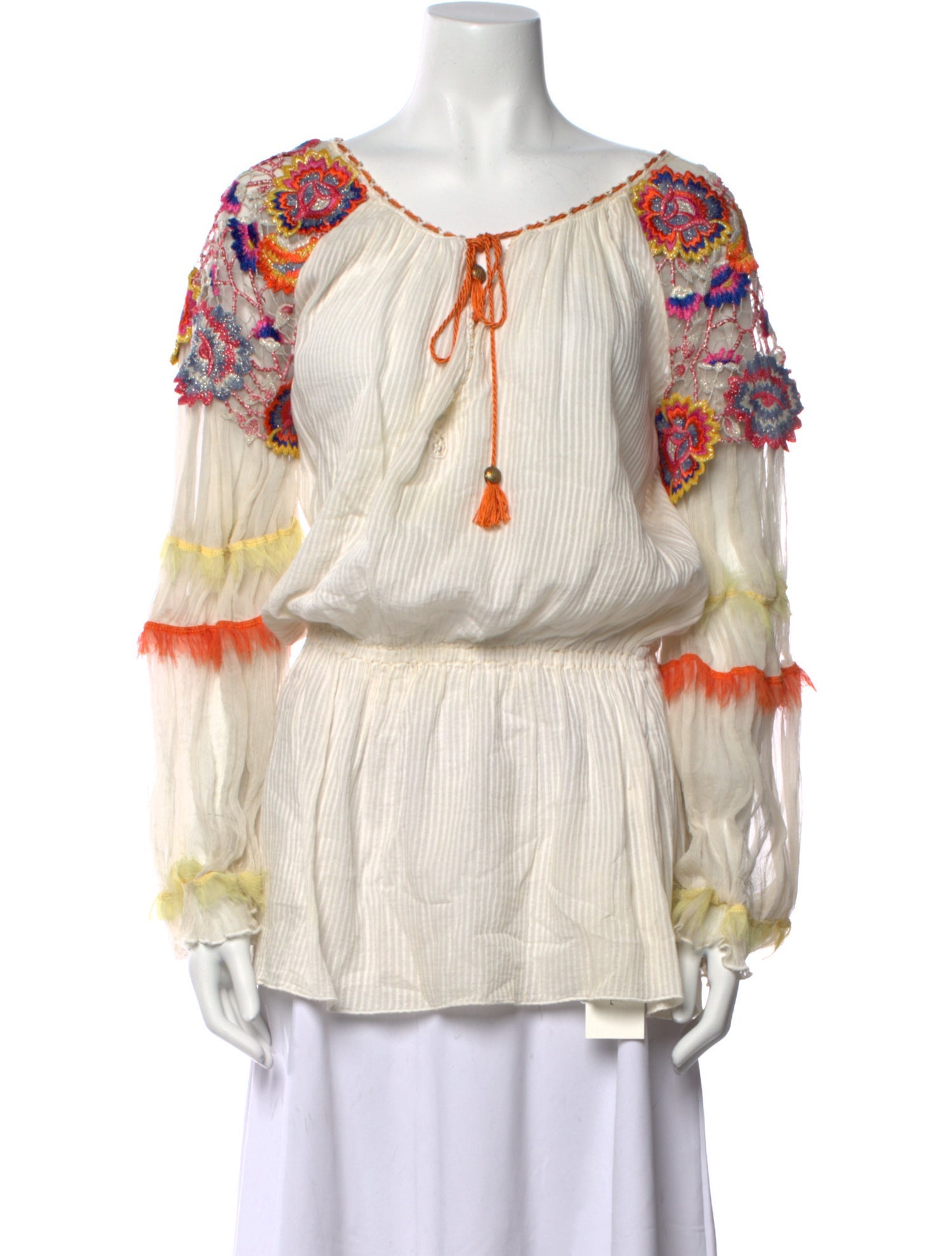 Chio Silk Printed Blouse