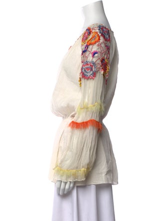 Chio Silk Printed Blouse