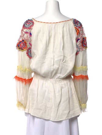 Chio Silk Printed Blouse