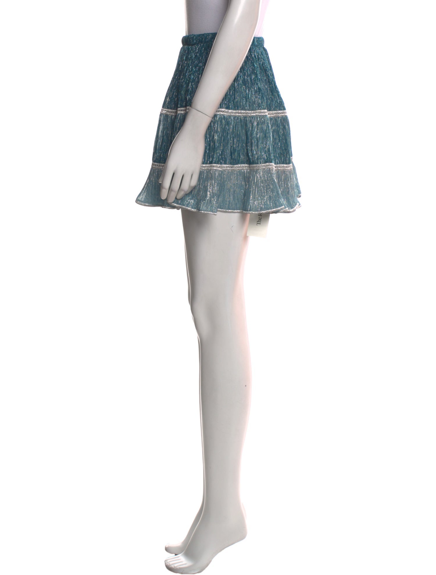 Chio Striped Mini Skirt