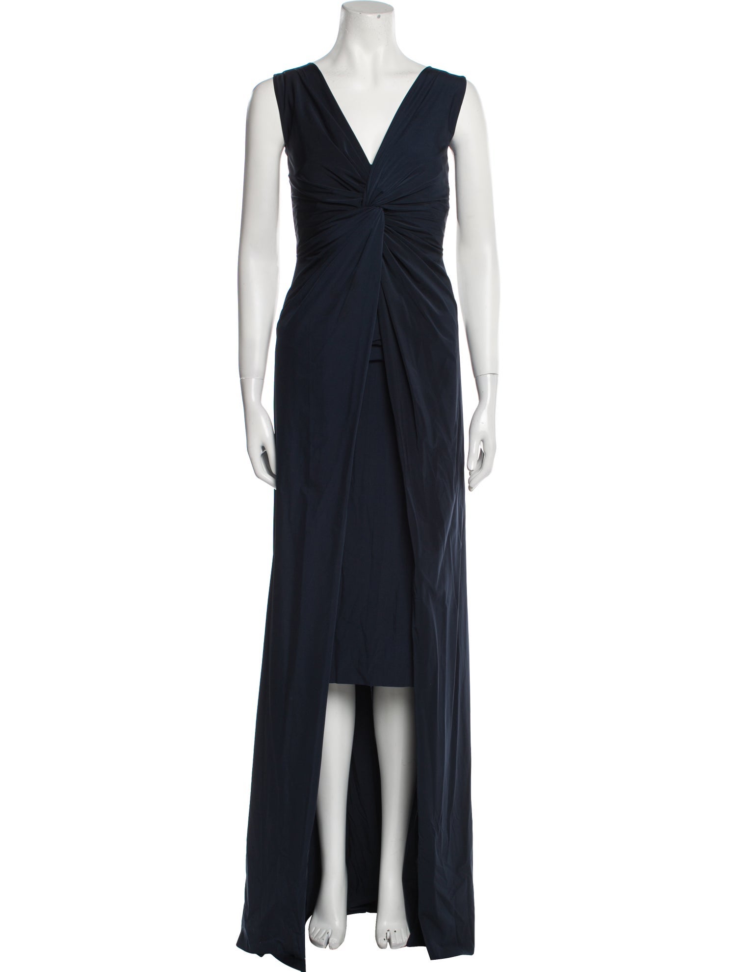Chiara Boni V-Neck Long Dress w/ Tags