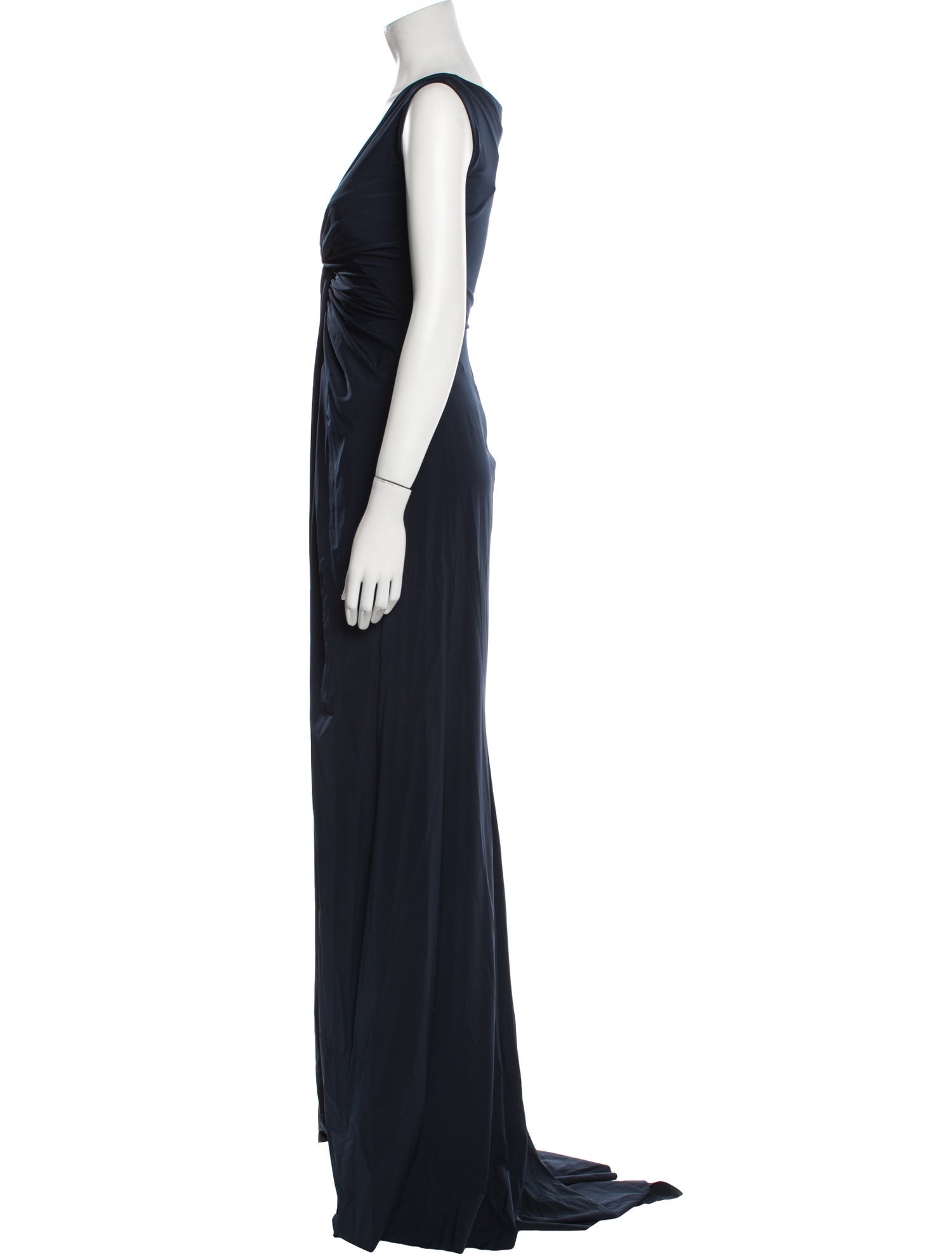 Chiara Boni V-Neck Long Dress w/ Tags