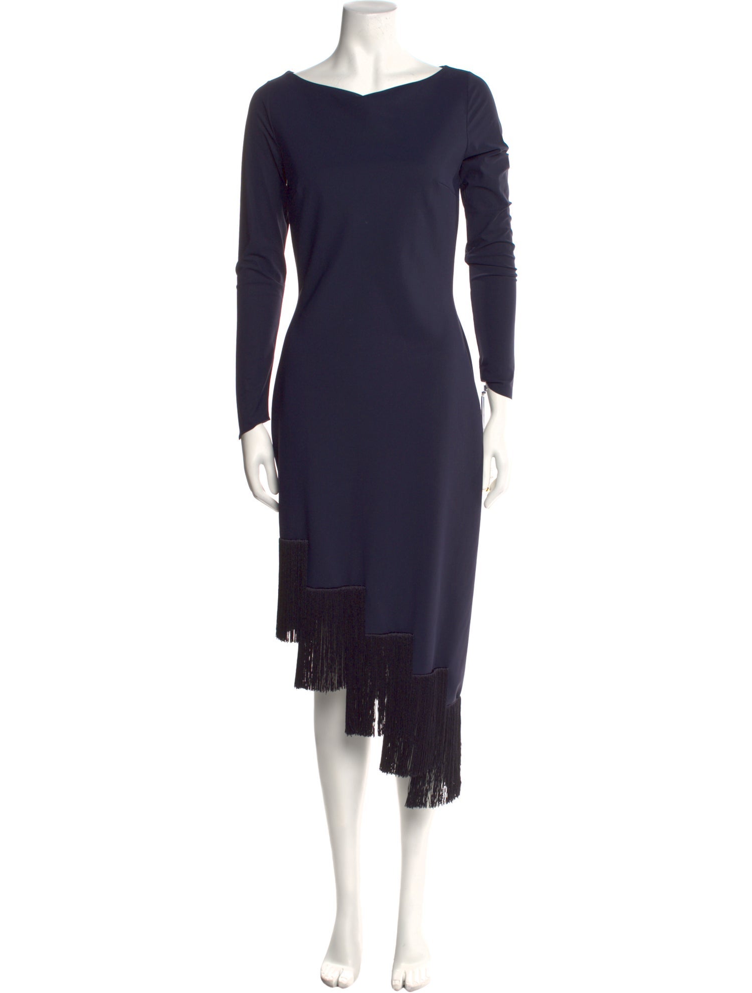 Chiara Boni Bateau Neckline Long Dress