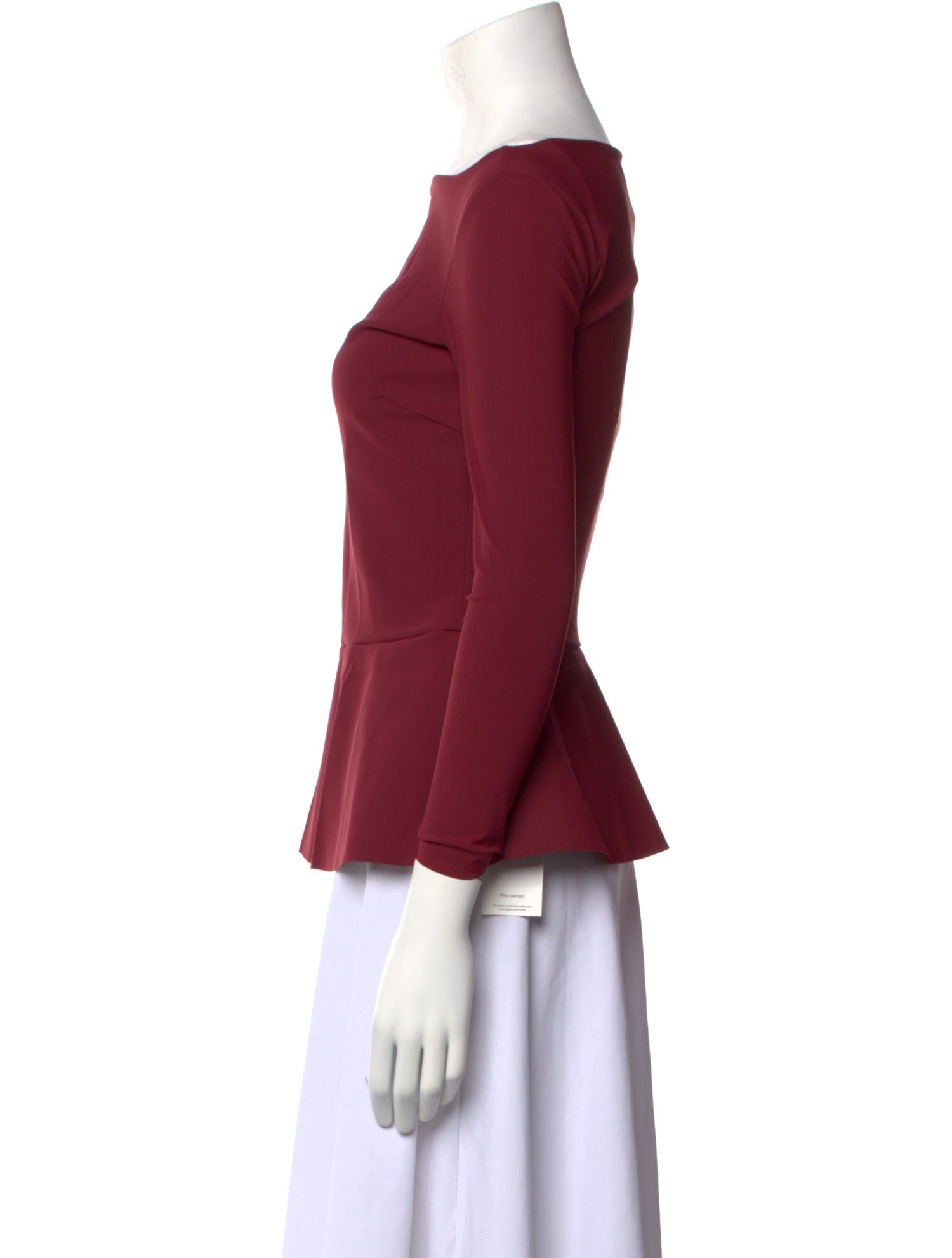 Chiara Boni Bateau Neckline Mini Dress