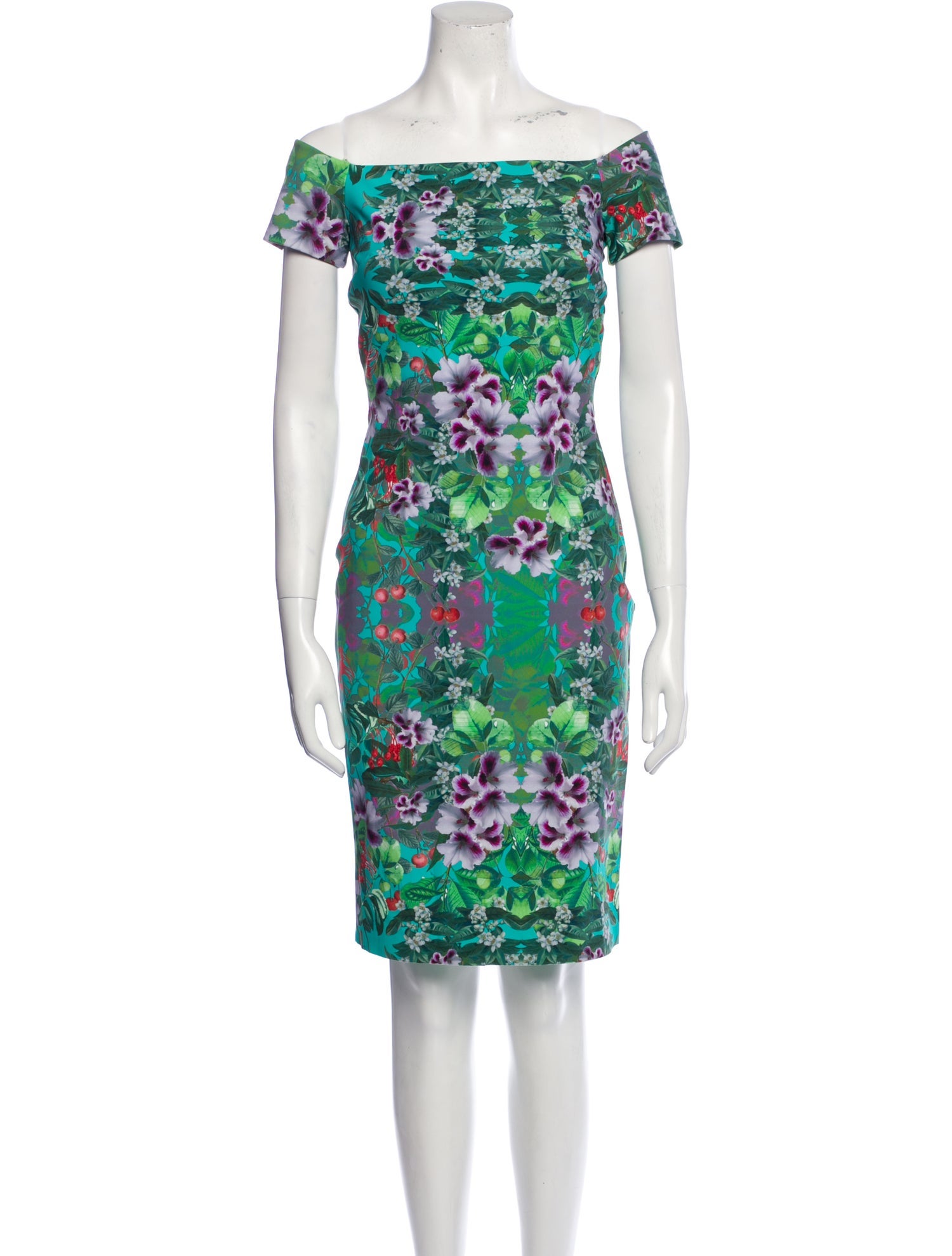 La Petite Robe di Chiara Boni Floral Print Knee-Length Dress w/ Tags