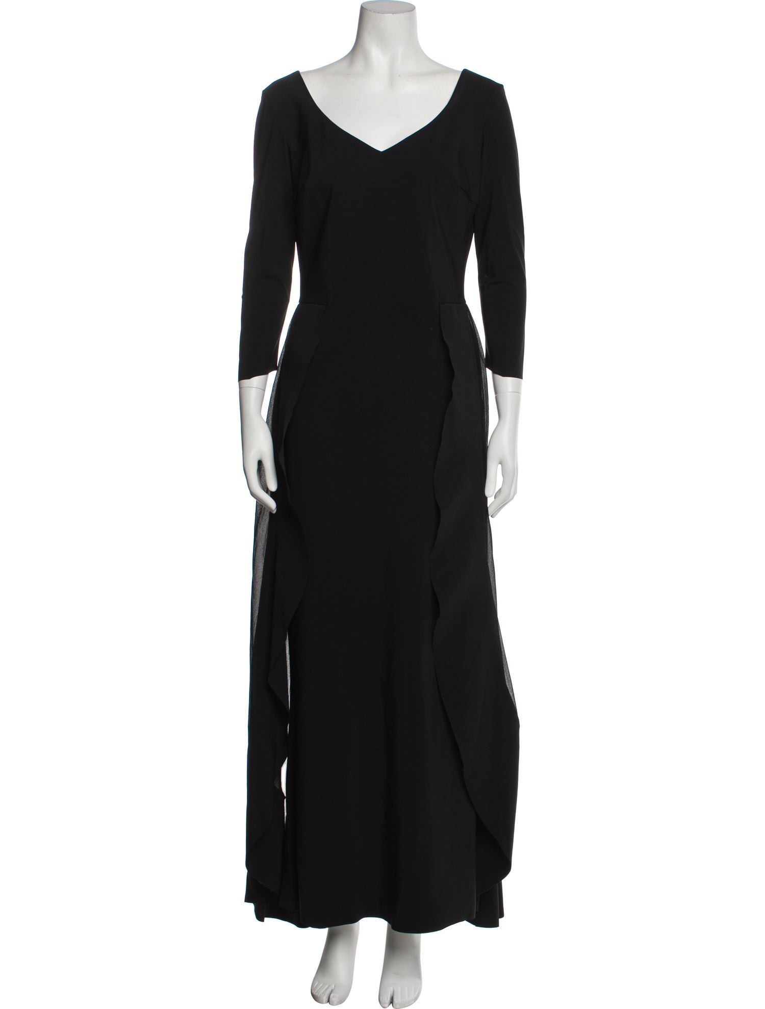 Chiara Boni V-Neck Long Dress