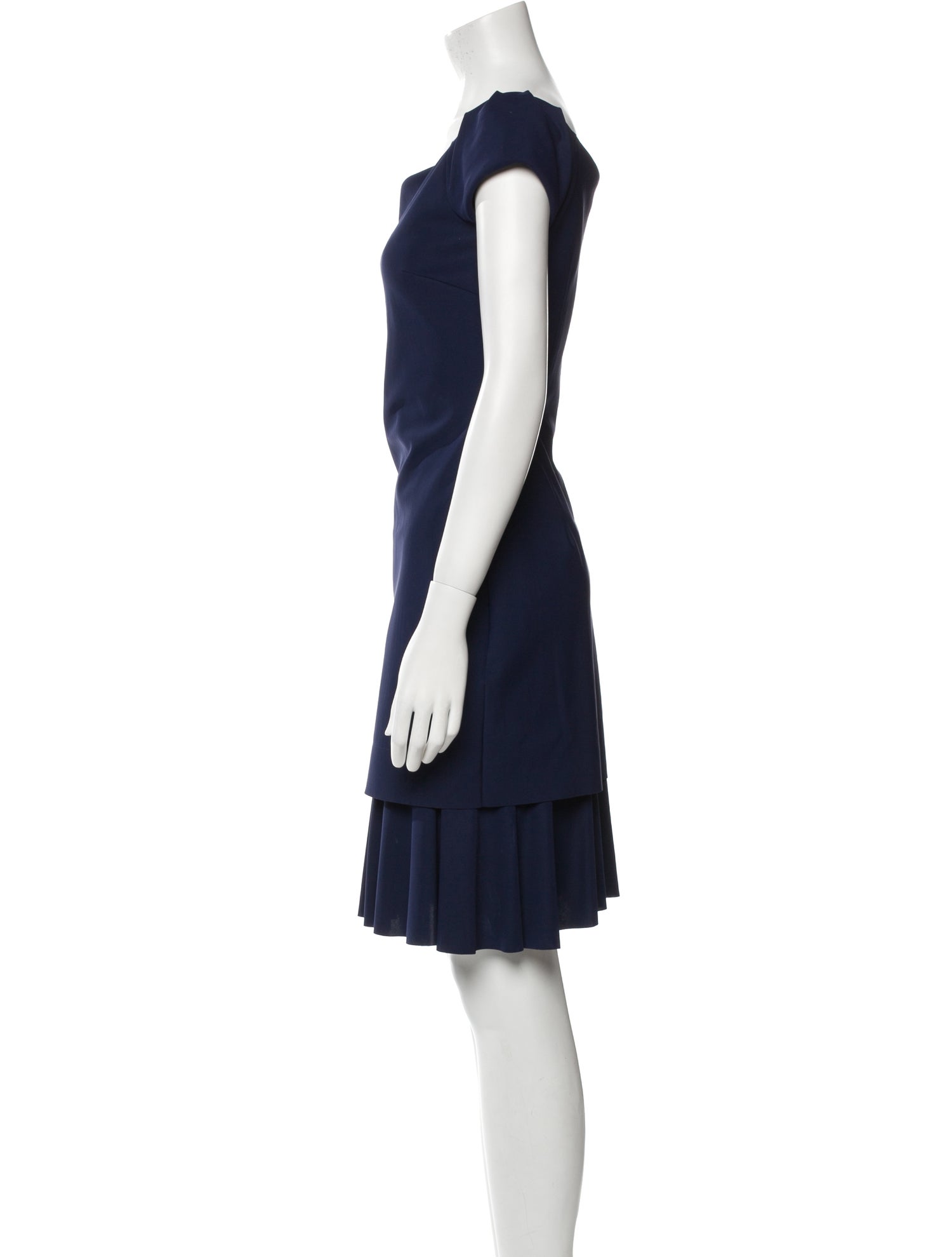 Chiara Boni Bateau Neckline Knee-Length Dress