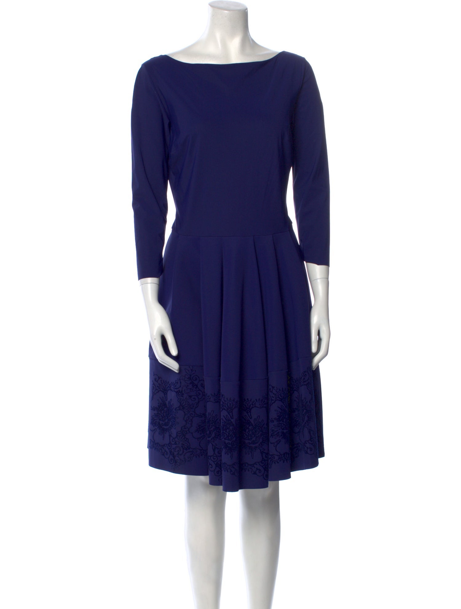 Chiara Boni Bateau Neckline Knee-Length Dress