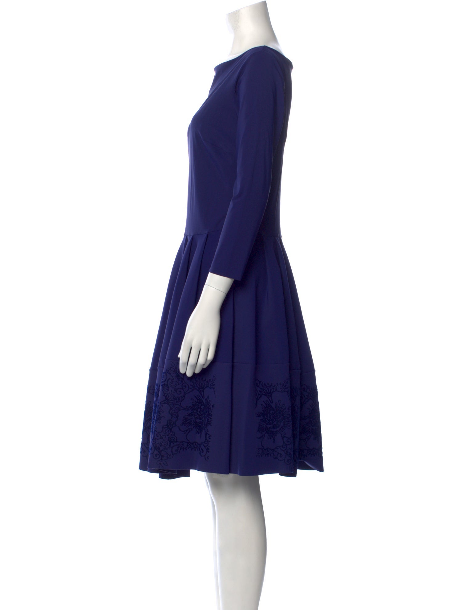 Chiara Boni Bateau Neckline Knee-Length Dress