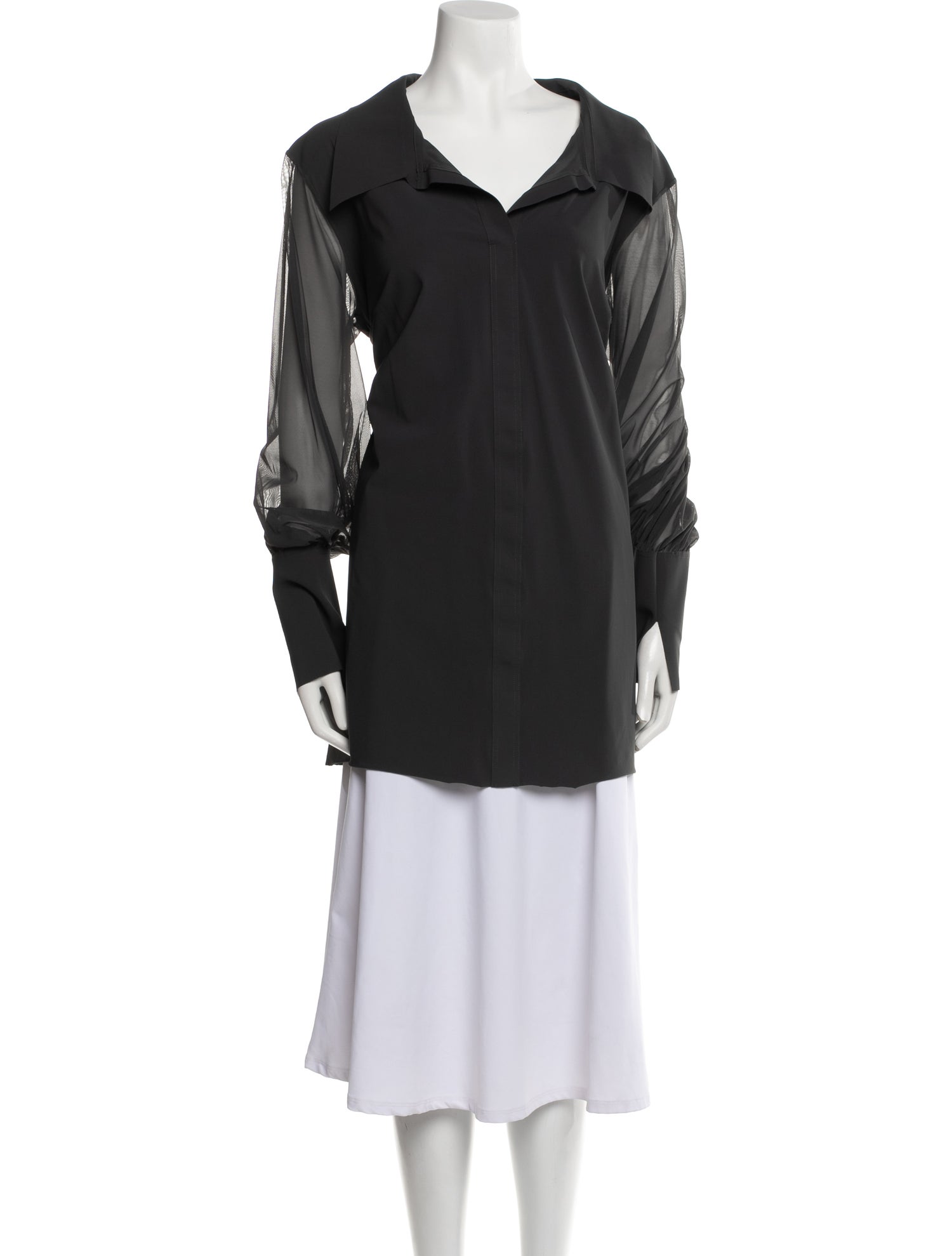 Chiara Boni V-Neck Mini Dress