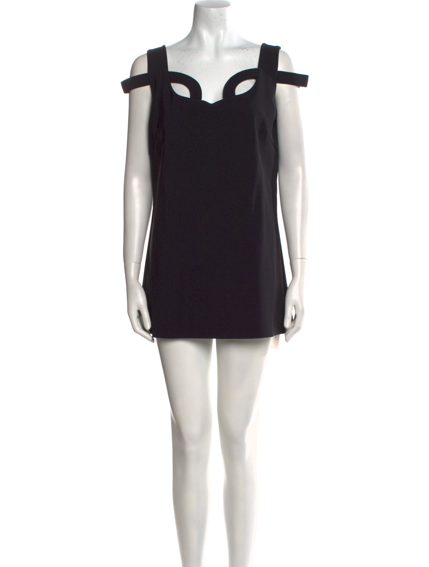 Chiara Boni Square Neckline Mini Dress