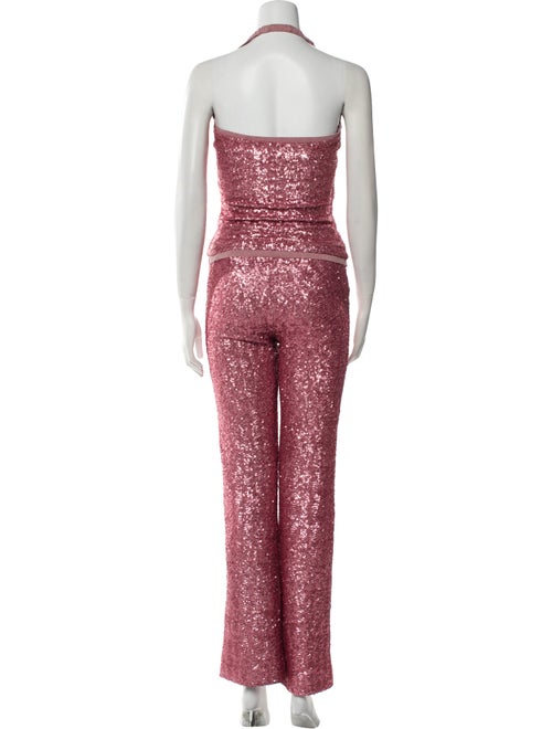 Chiara Boni Sequin Embellishments Pant Set