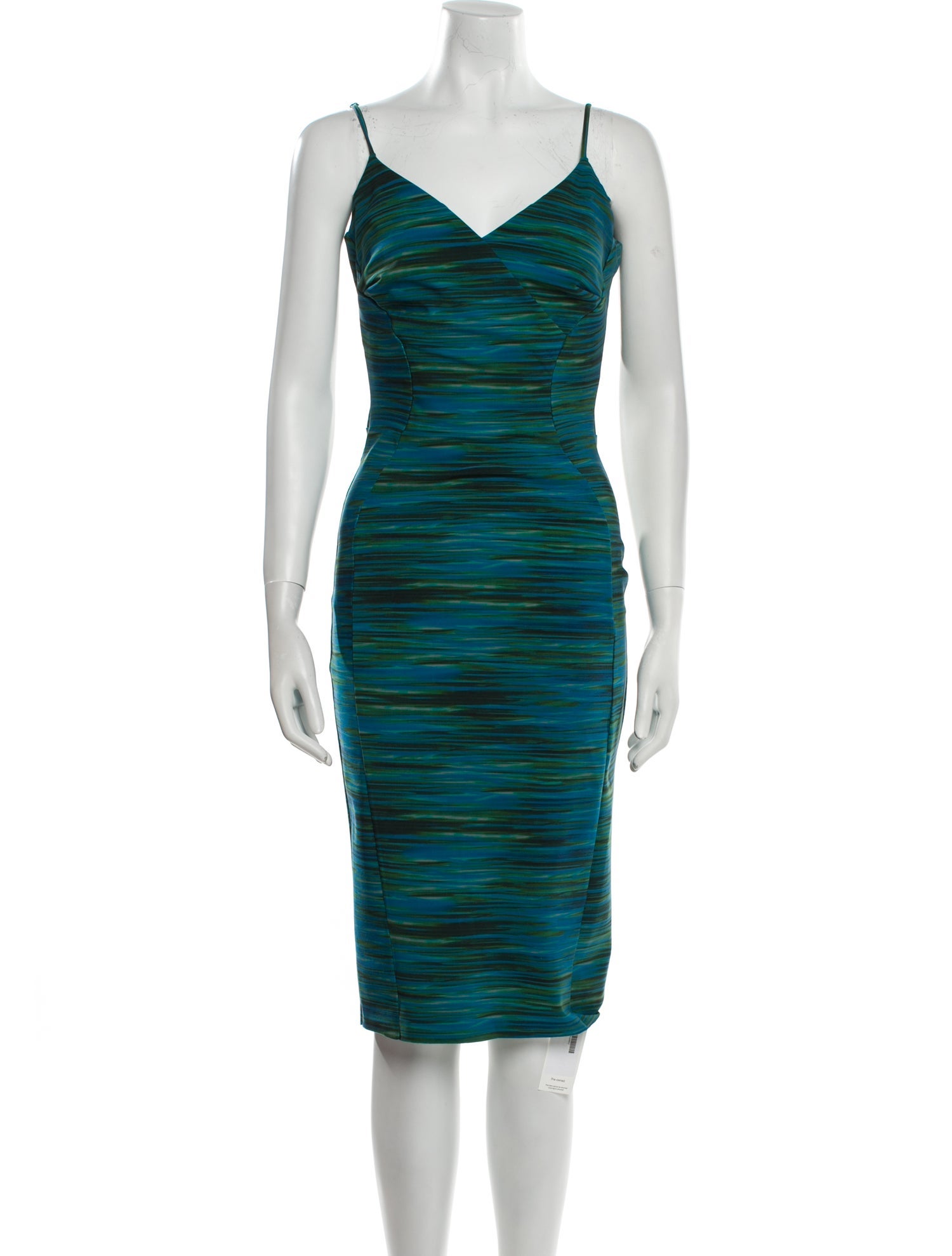 Chiara Boni Striped Knee-Length Dress