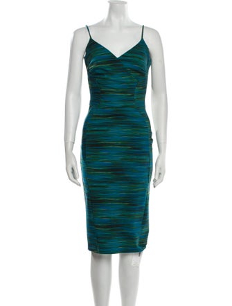 Chiara Boni Striped Knee-Length Dress