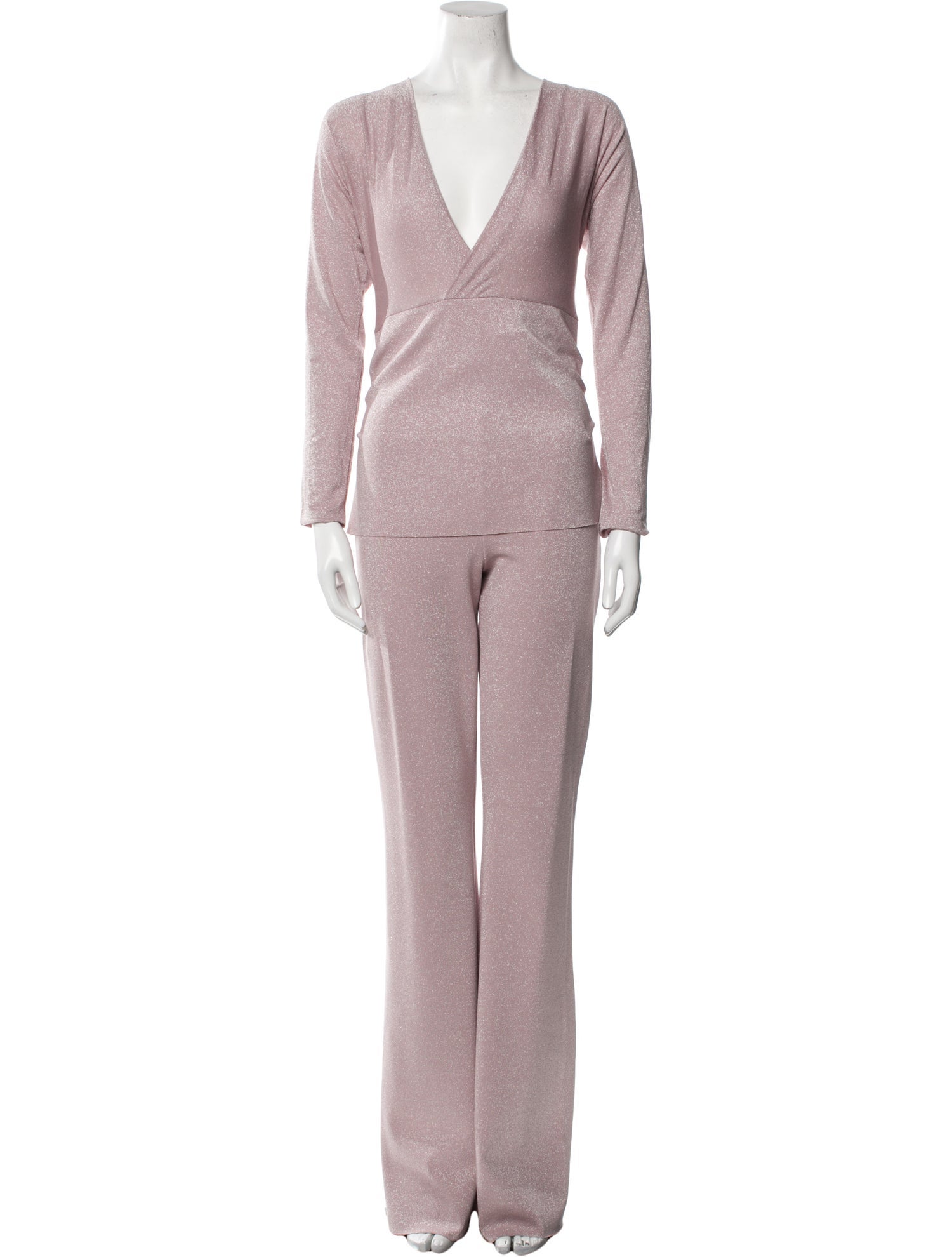 Chiara Boni Glitter Accents Pant Set w/ Tags