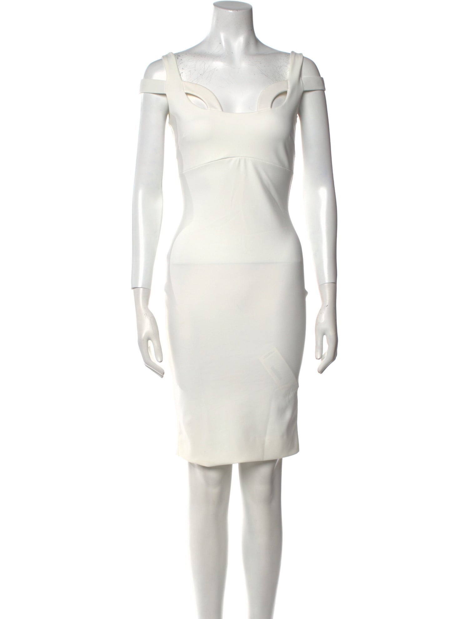 Chiara Boni Square Neckline Knee-Length Dress