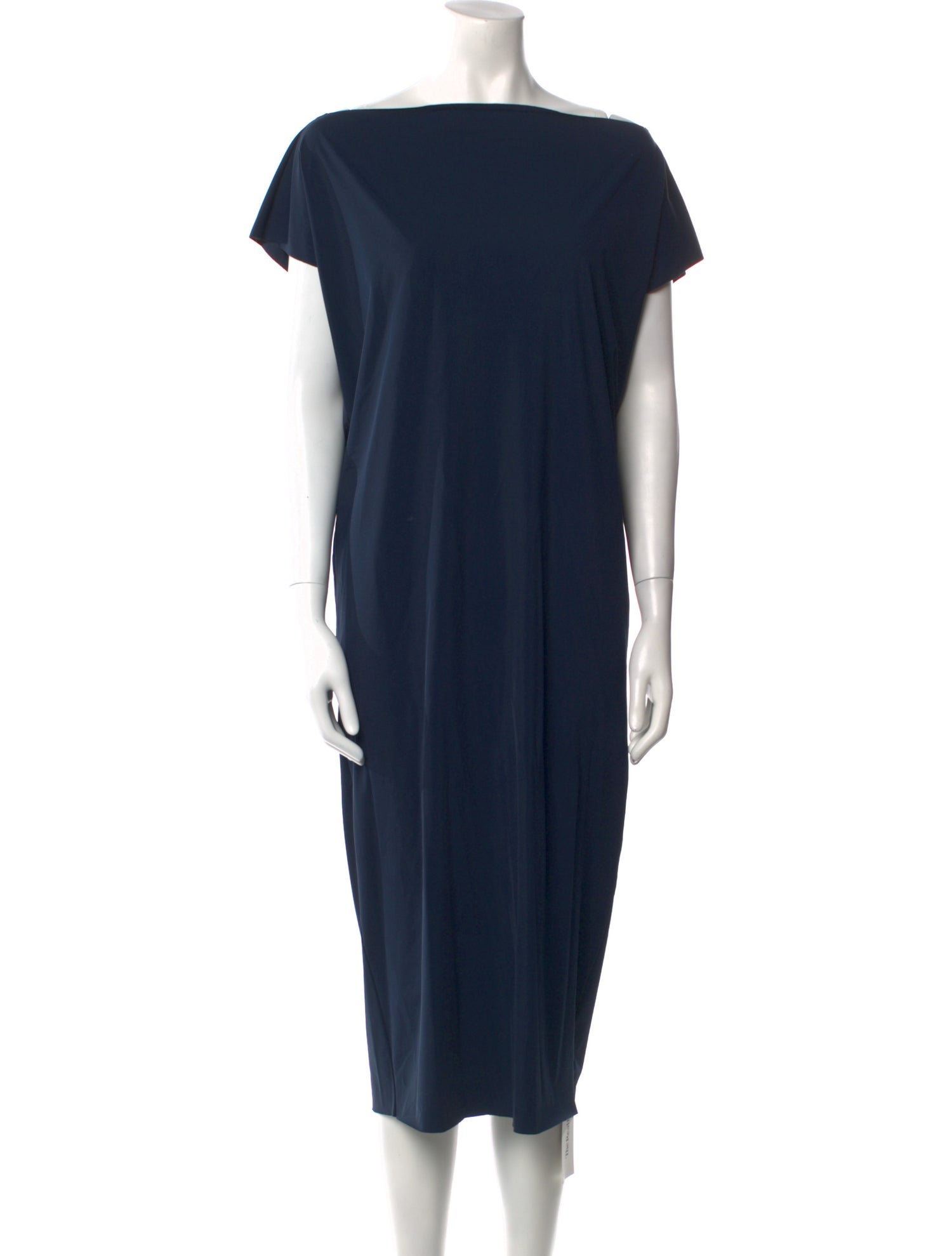 Chiara Boni Bateau Neckline Midi Length Dress