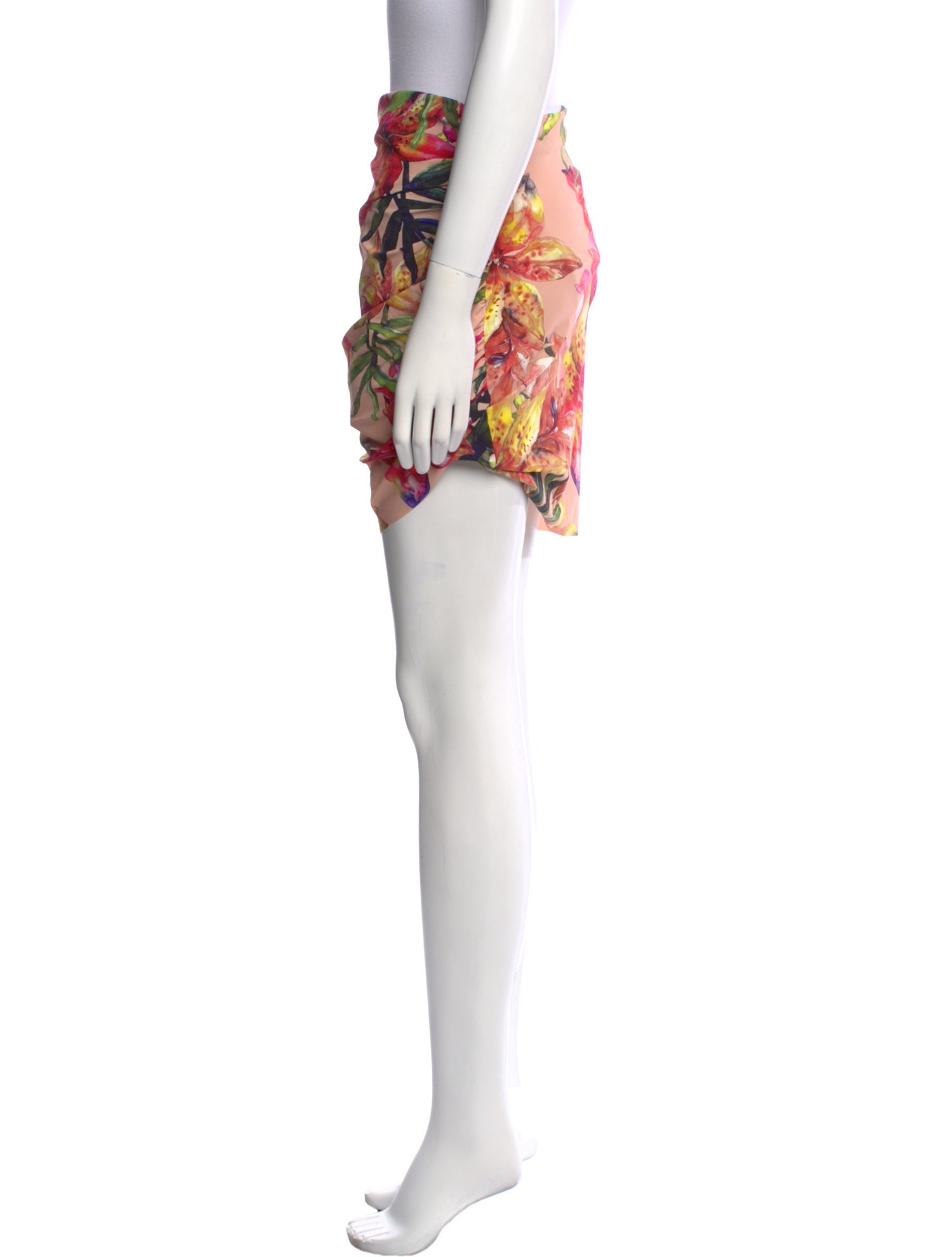 Chiara Boni Floral Print Mini Skirt w/ Tags