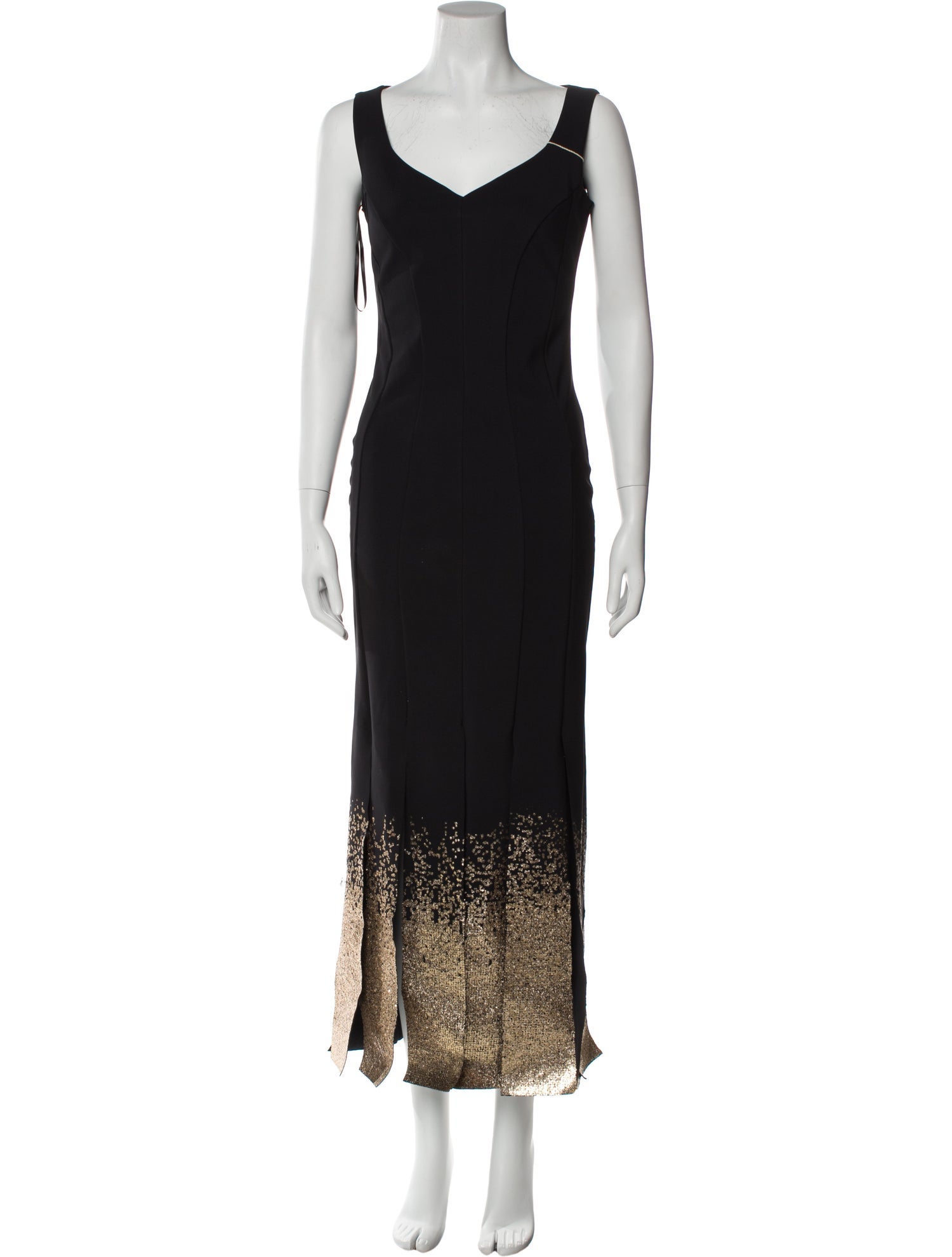 Chiara Boni V-Neck Long Dress