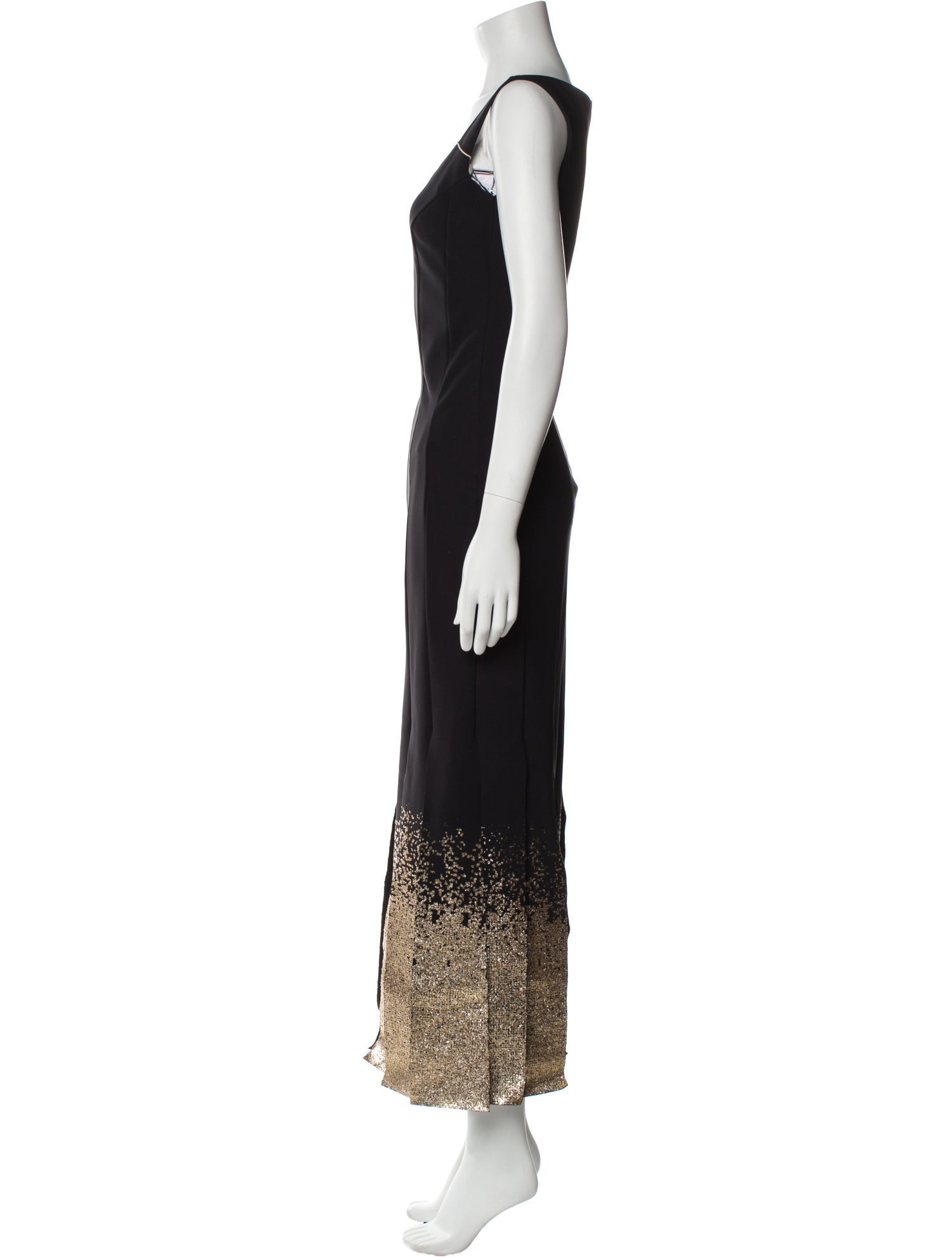 Chiara Boni V-Neck Long Dress