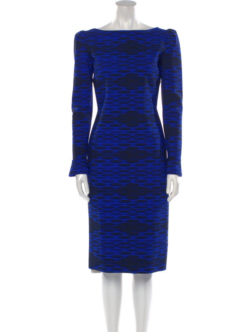 Chiara Boni Striped Midi Length Dress