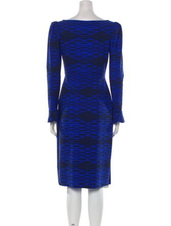 Chiara Boni Striped Midi Length Dress