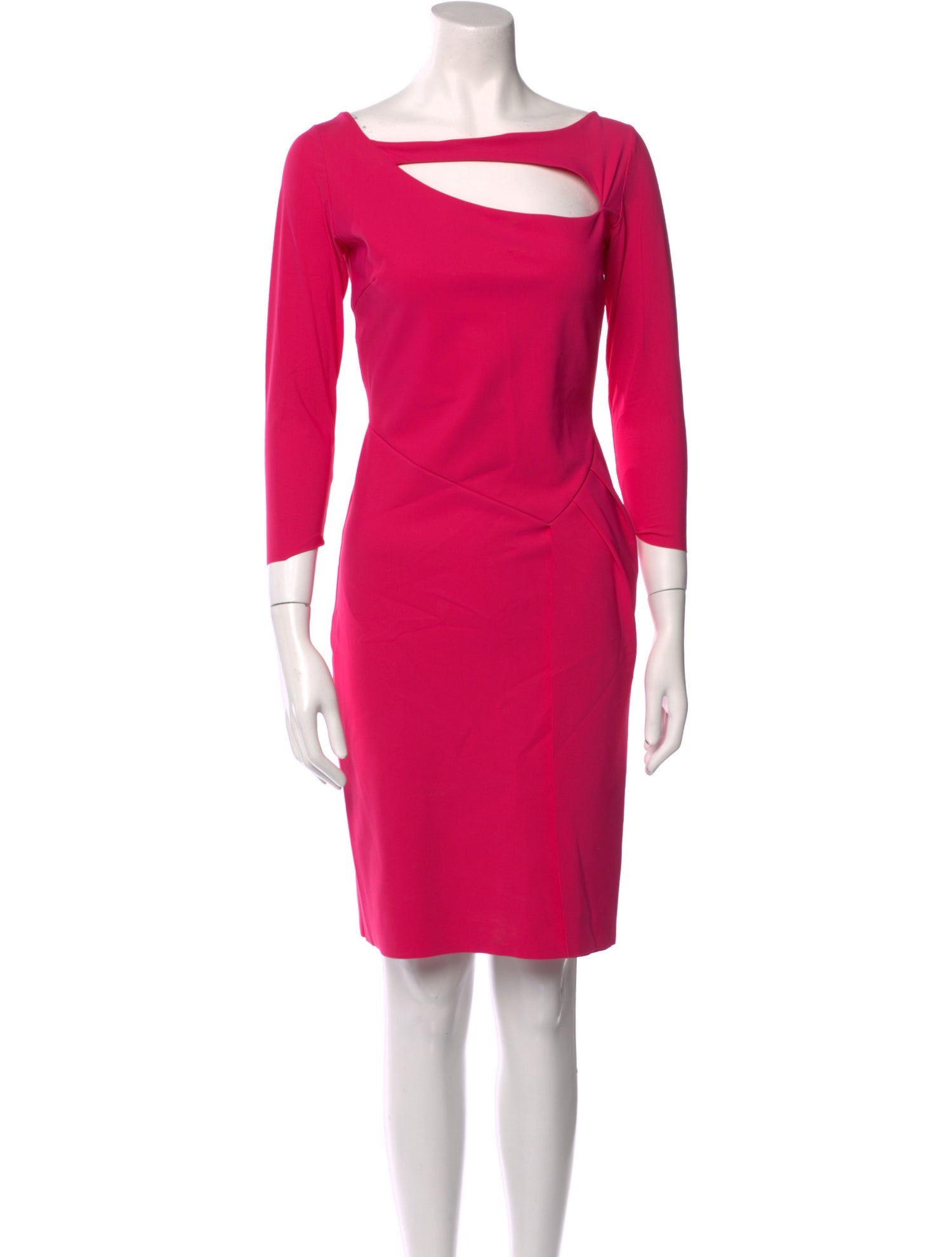 Chiara Boni Bateau Neckline Mini Dress