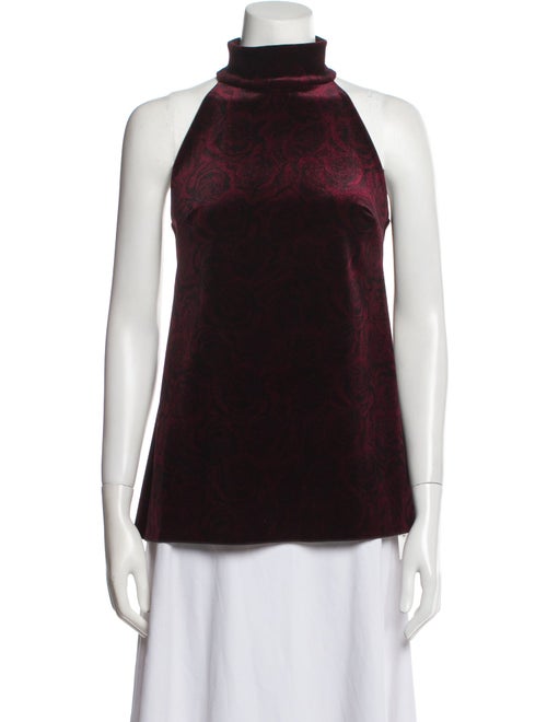 Chiara Boni Turtleneck Sleeveless Blouse