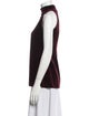 Chiara Boni Turtleneck Sleeveless Blouse