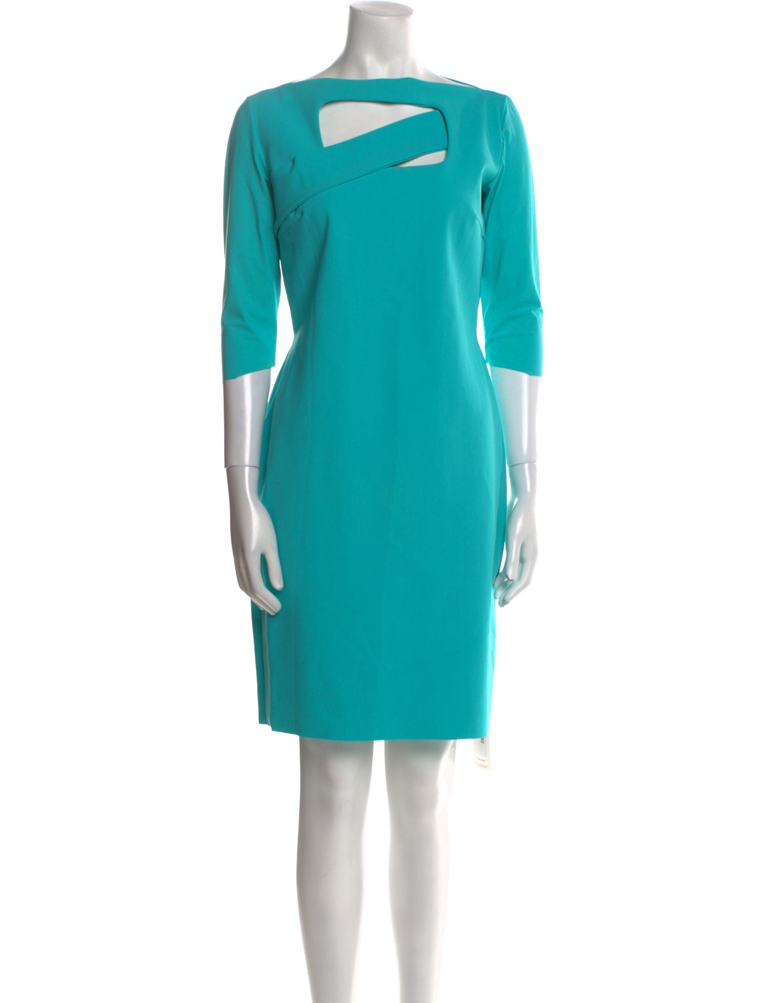 Chiara Boni Bateau Neckline Mini Dress