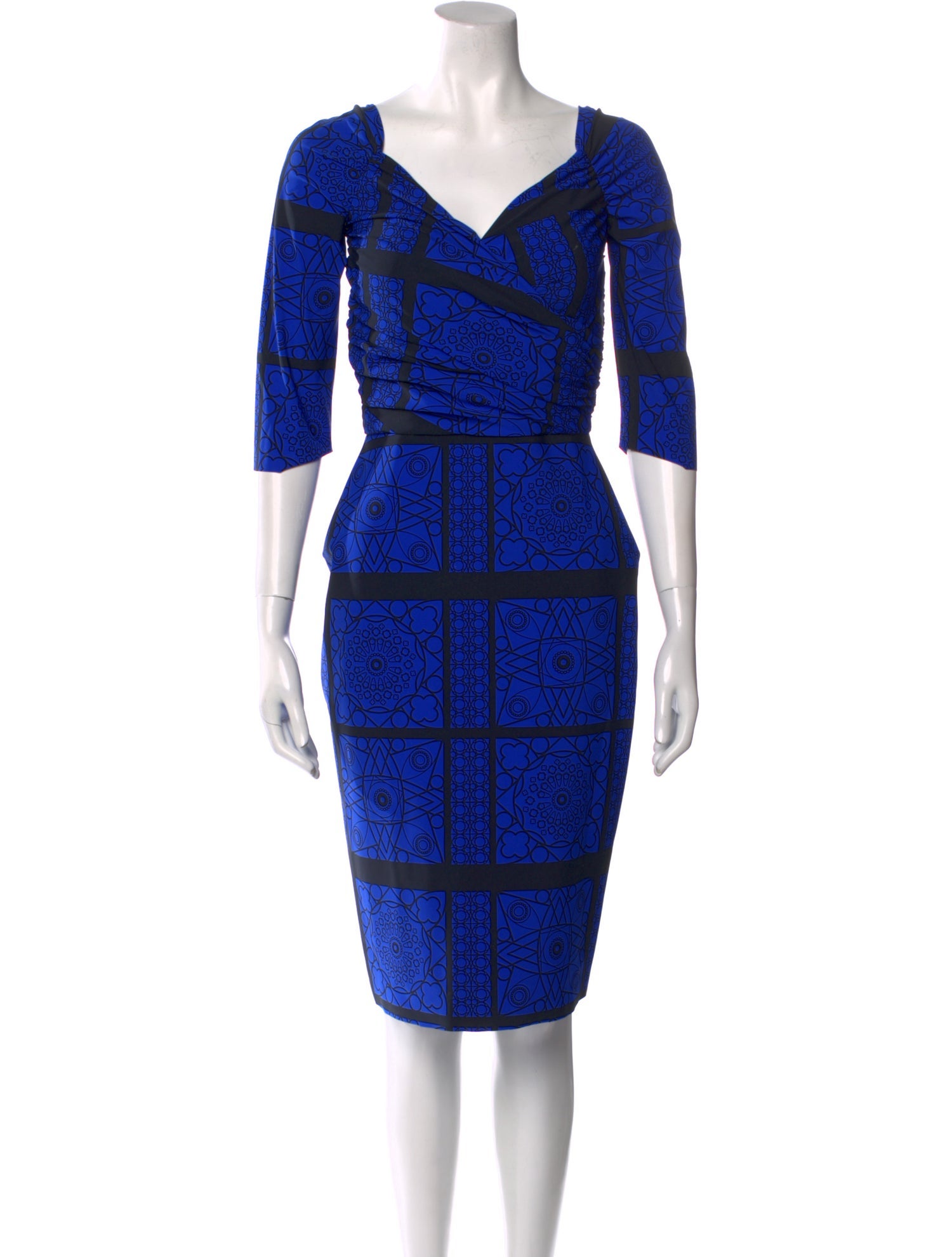 Chiara Boni Printed Knee-Length Dress