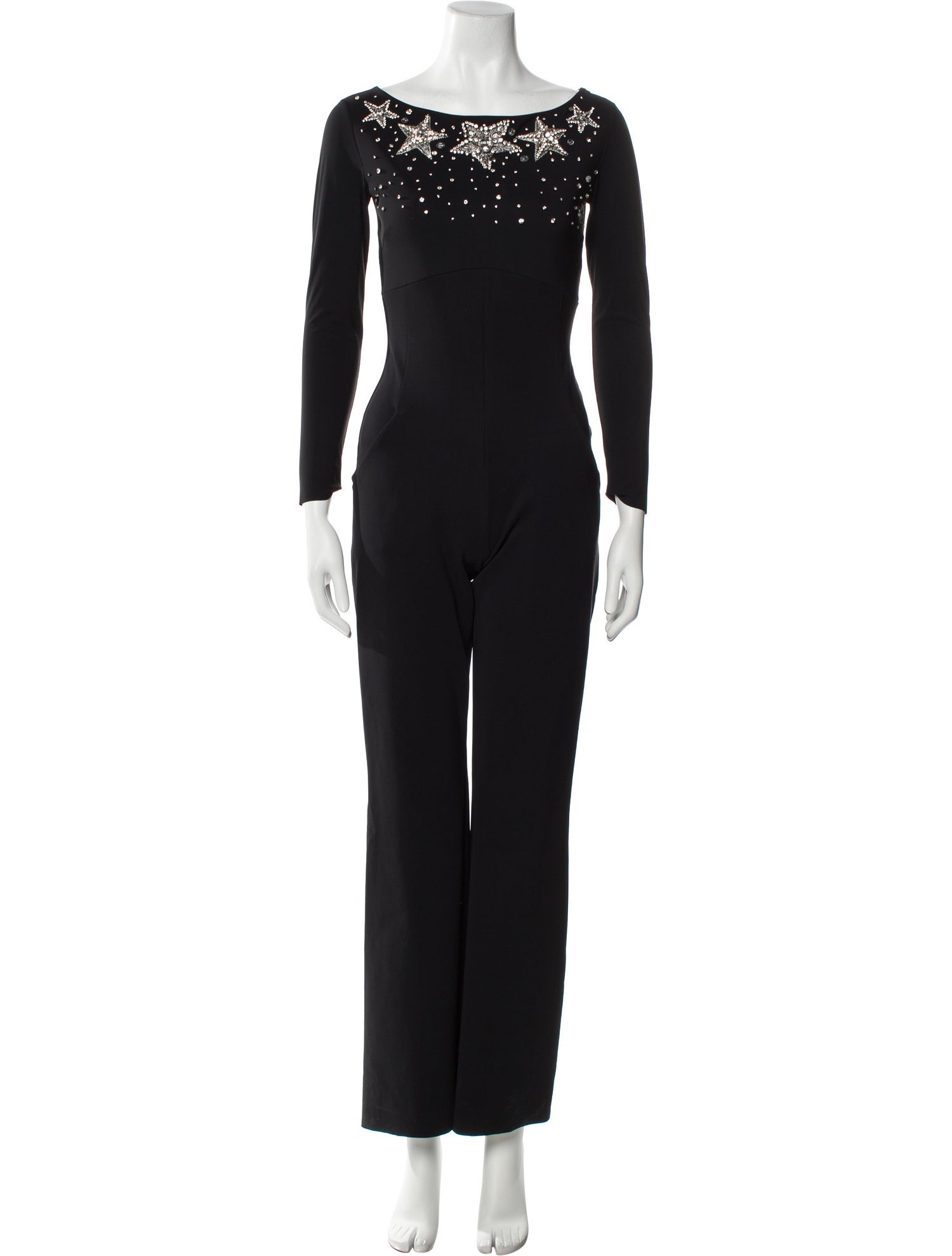 Chiara Boni Nylon Bateau Neckline Jumpsuit