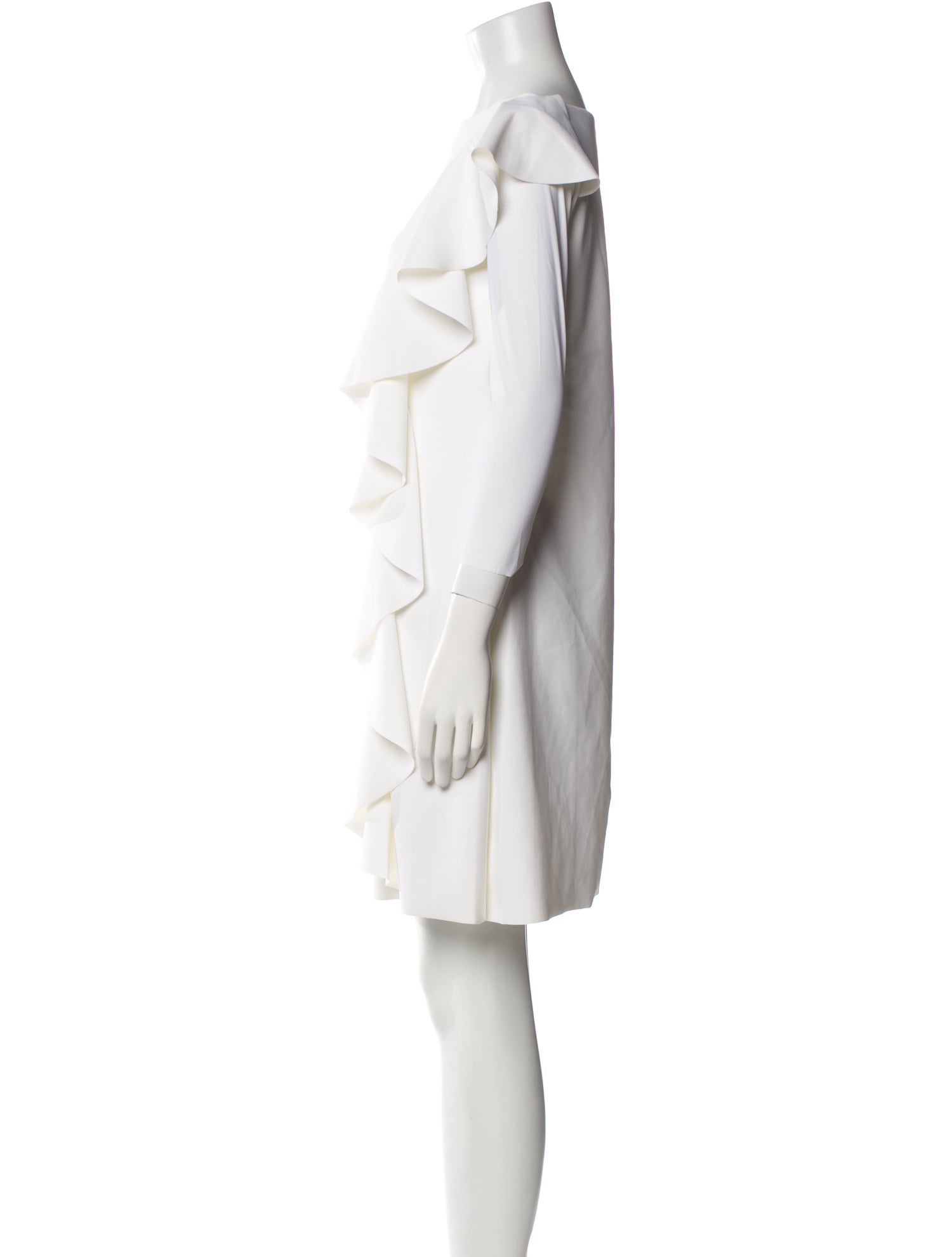 Chiara Boni Bateau Neckline Mini Dress