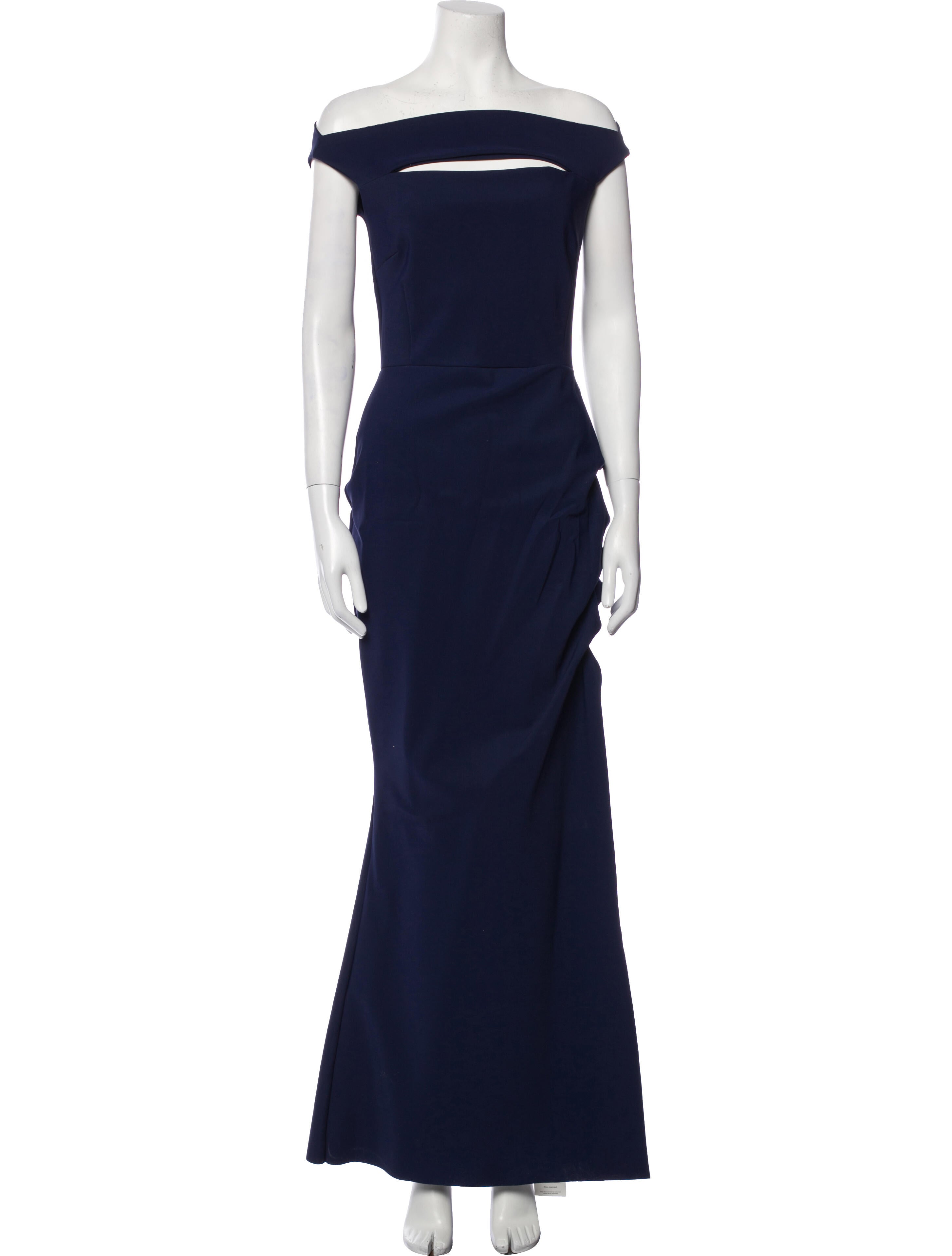 Chiara Boni Cowl Neck Long Dress