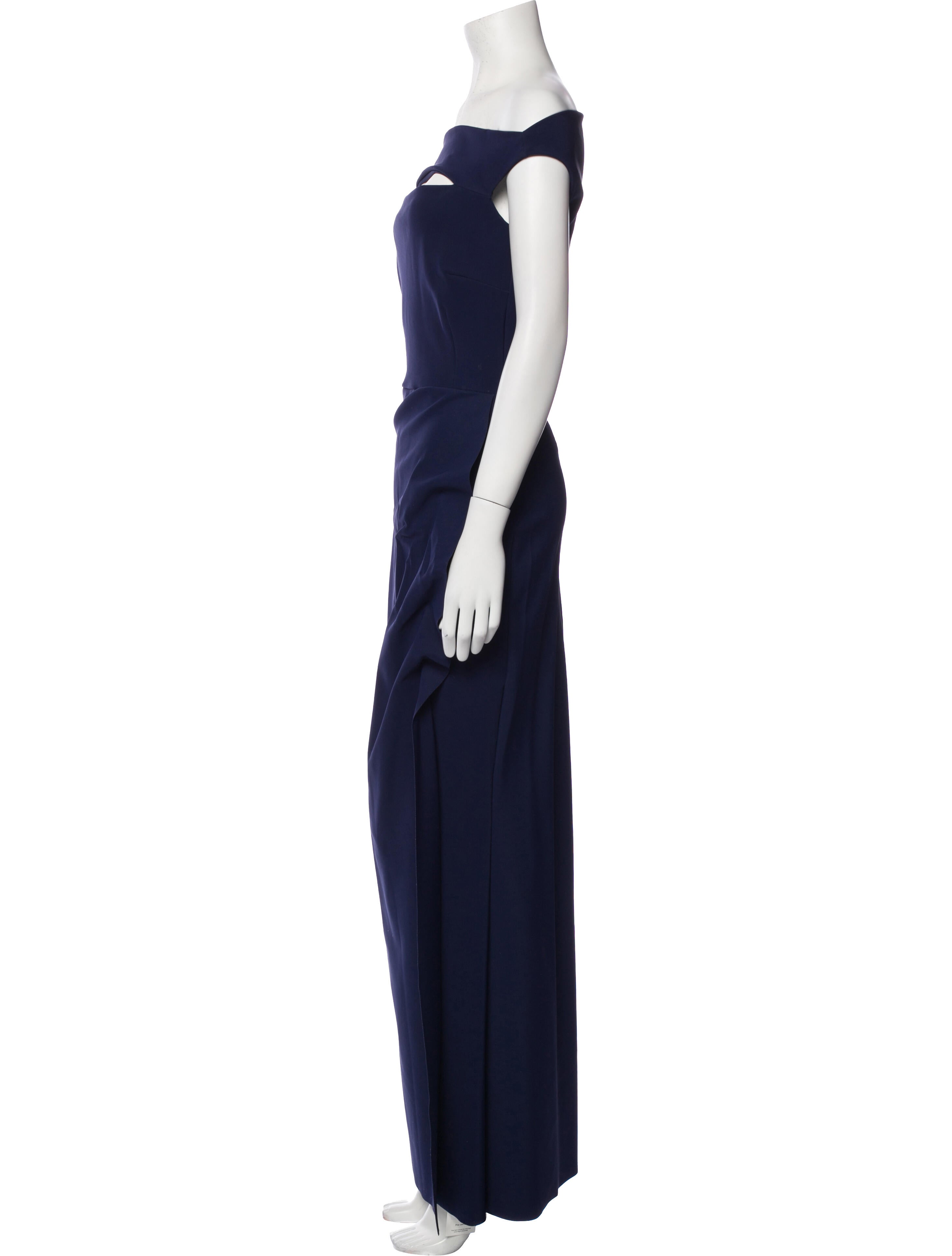 Chiara Boni Cowl Neck Long Dress