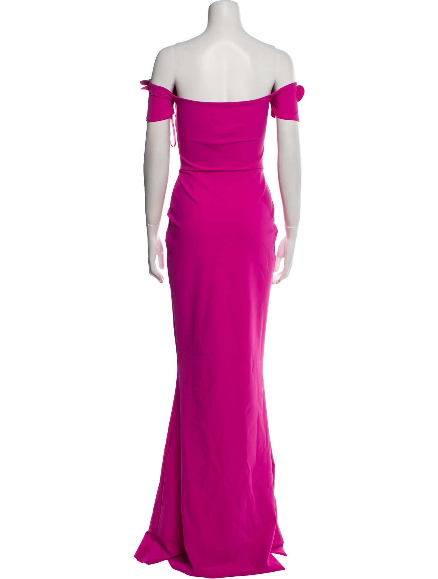 Chiara Boni Off-The-Shoulder Long Dress