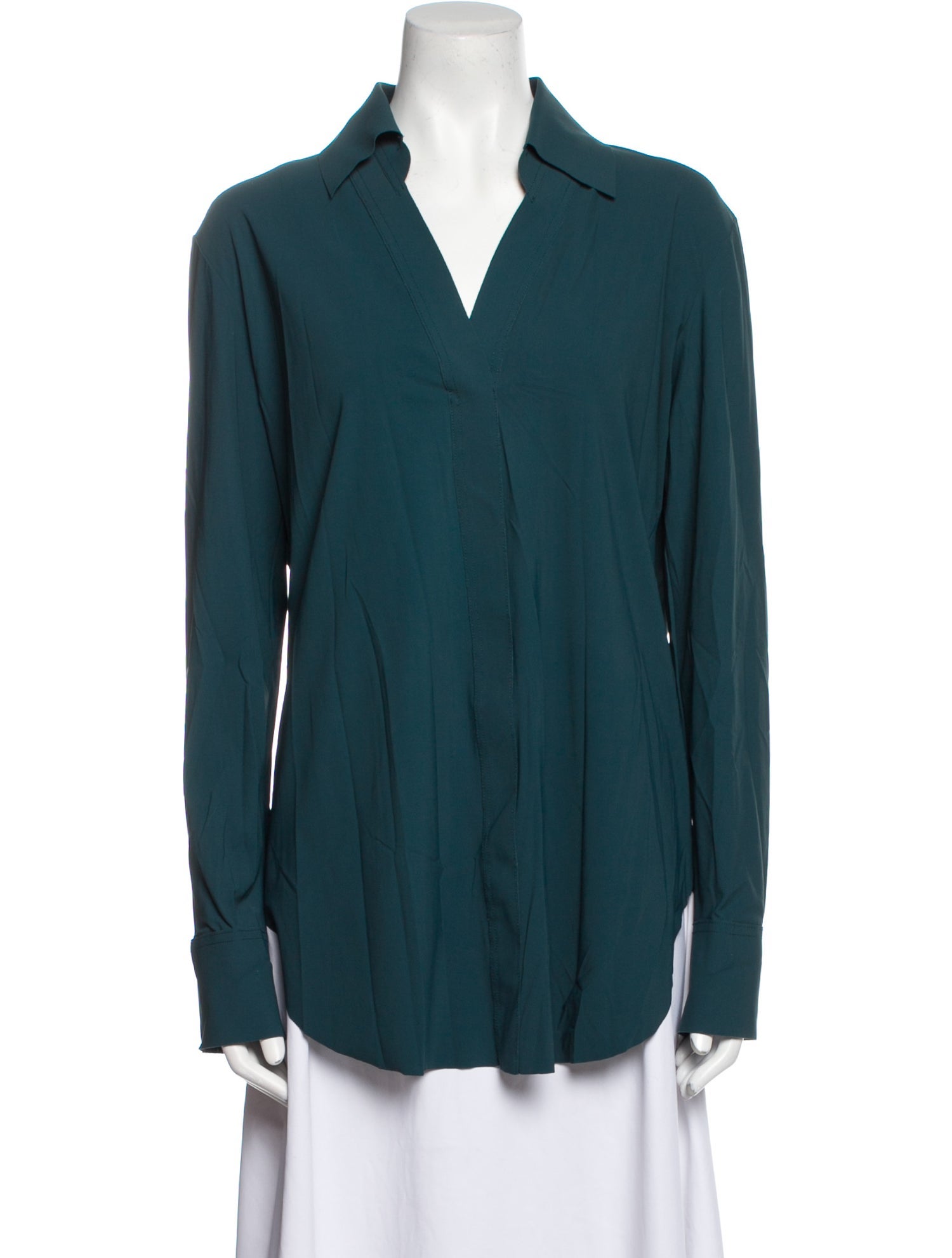 Chiara Boni Long Sleeve Button-Up Top