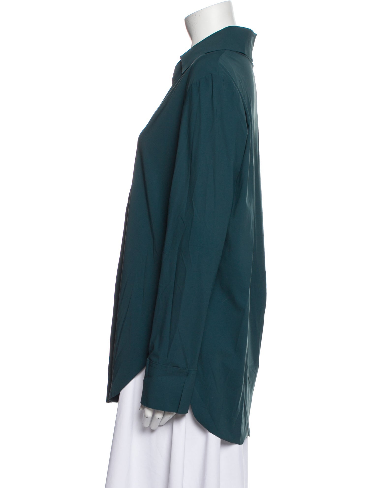 Chiara Boni Long Sleeve Button-Up Top