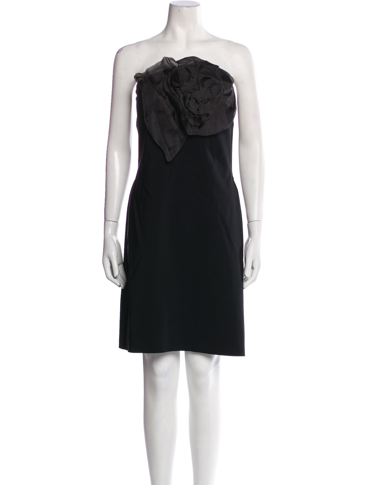 Chiara Boni Strapless Mini Dress