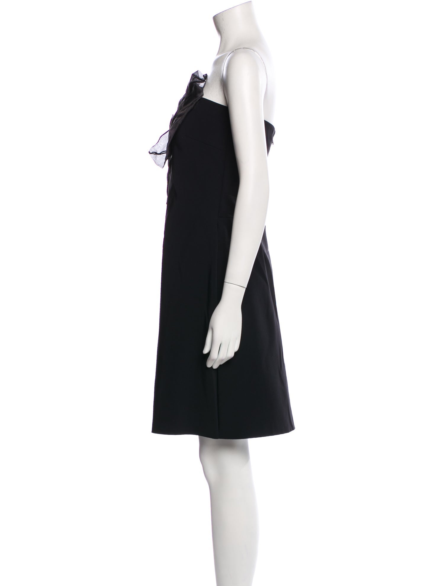 Chiara Boni Strapless Mini Dress