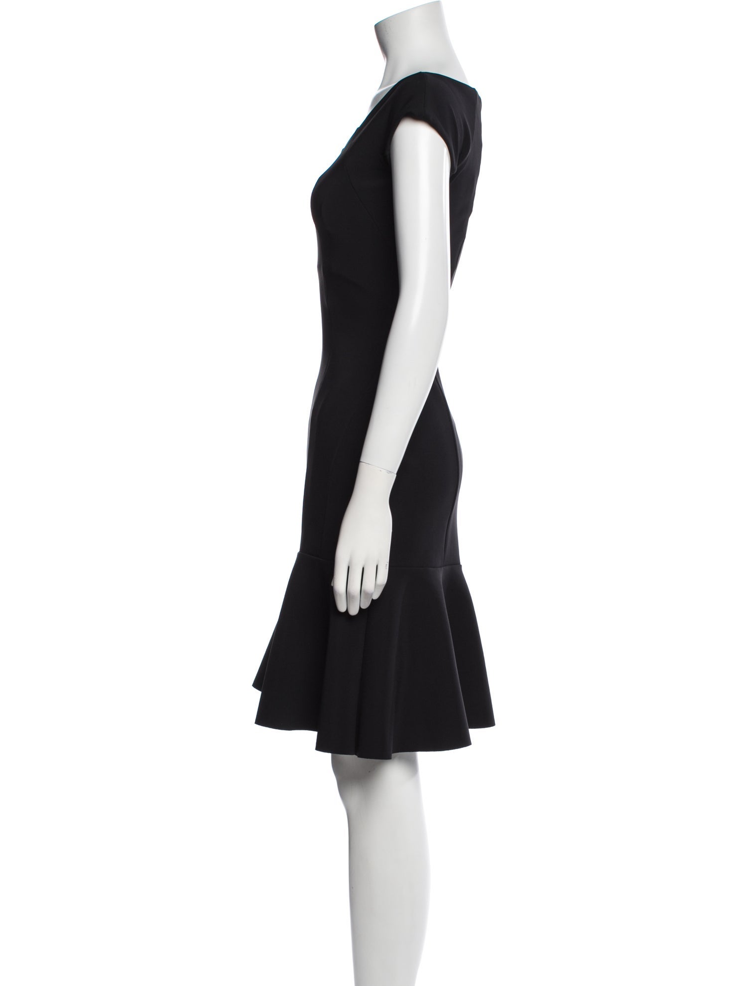Chiara Boni V-Neck Knee-Length Dress