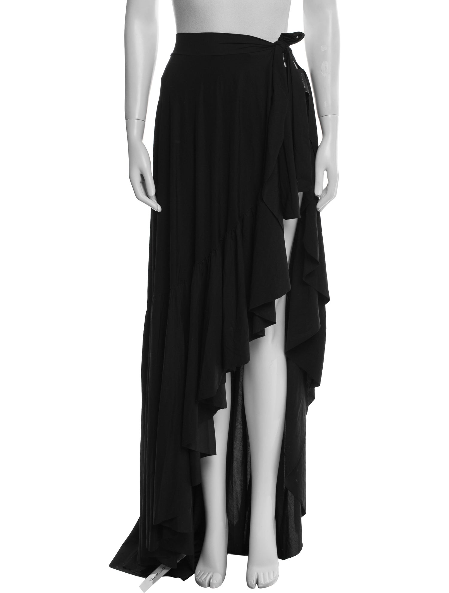 Chiara Boni Pleated Accents Long Skirt w/ Tags