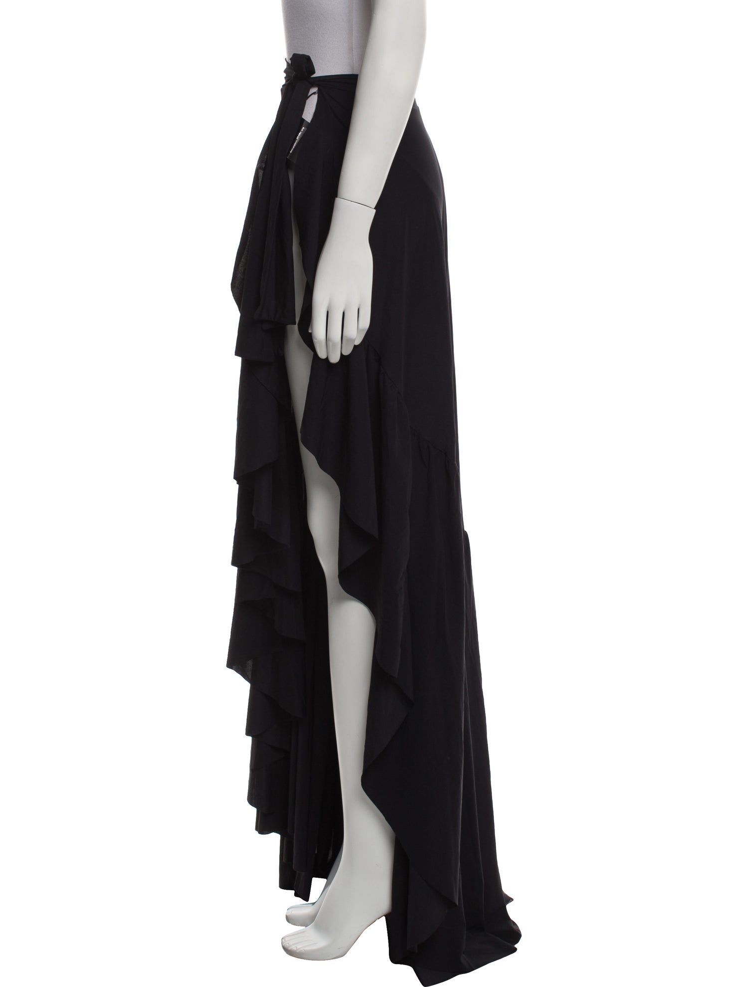 Chiara Boni Pleated Accents Long Skirt w/ Tags