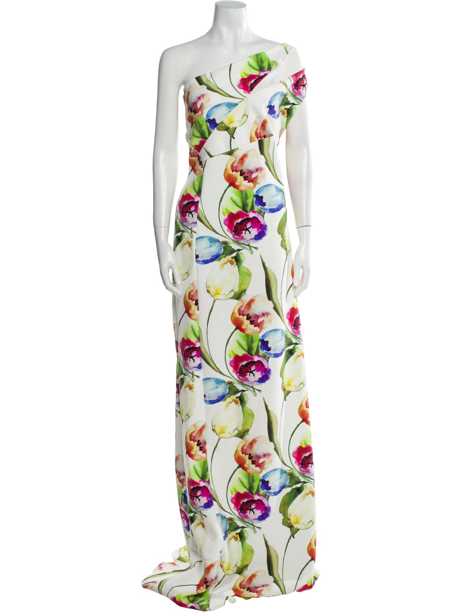 Chiara Boni Floral Print Long Dress w/ Tags