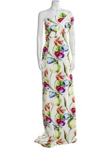 Chiara Boni Dresses Floral Print Long Dress XXL