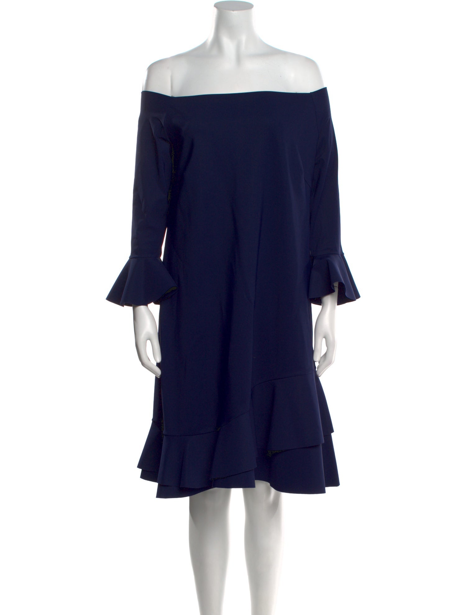 Chiara Boni Off-The-Shoulder Mini Dress